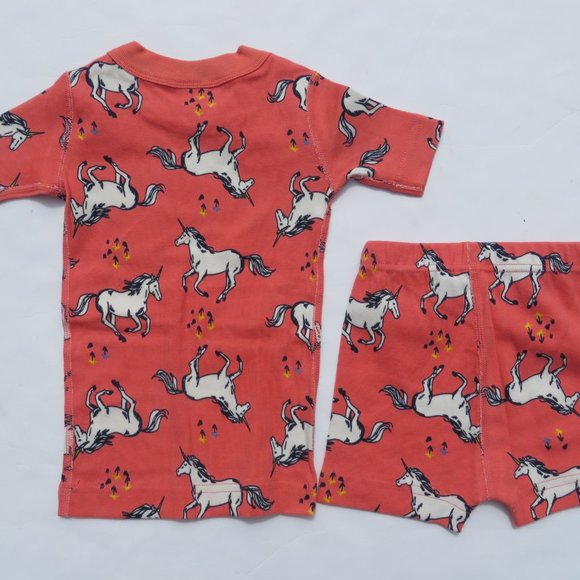 Hanna Andersson 90 Girls 3T Pajamas Short John NEW - Picture 9 of 10